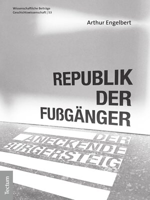 cover image of Republik der Fußgänger